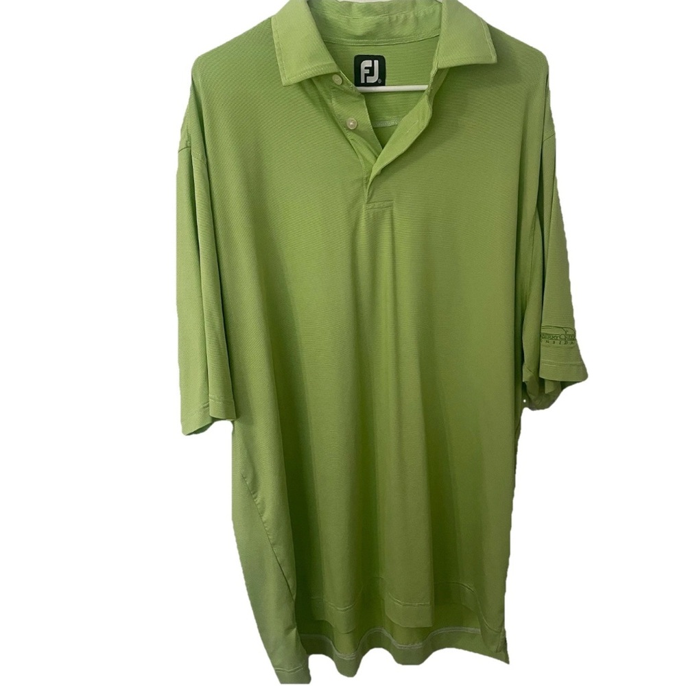 Foot Joy Shirt‎ Men’s XLGolf Polo Performance Stretch Short Sleeve Green